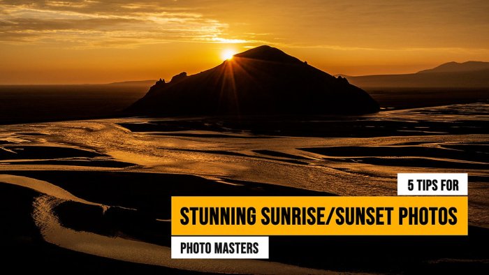 Sunrise photography tips settings beginners article choose board sunset